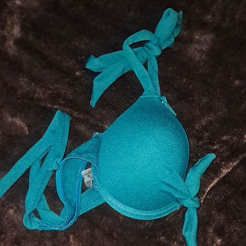 Blue Bikini Swimwear with Adjustable Straps